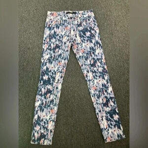 Joes Jeans Skinny Ankle Multicolor Pants Women’s Size 27 Stretch low rise